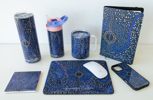 Mousepad, Footprints to Love, Purple