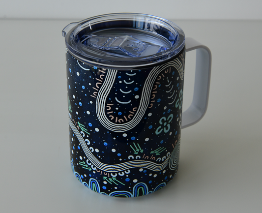 Travel Mug, Seven Sisters, Dark Blue
