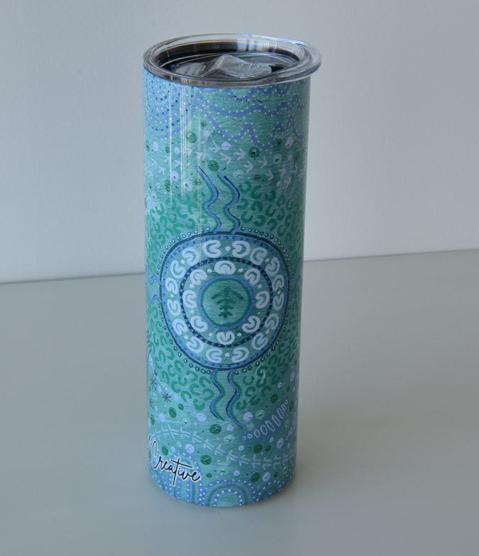 Water Bottle, Home, Green