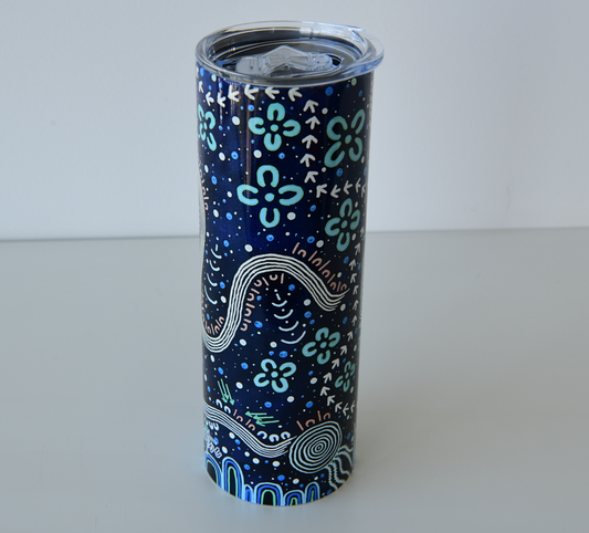 Water Bottle, Seven Sisters, Dark Blue